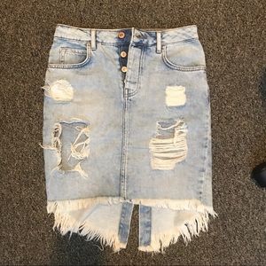 Forever 21 Jean Skirt
